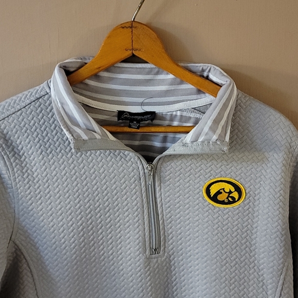 Gameday Couture Hawkeye Branded 1/4 Zip Jacket SzM - Picture 2 of 5